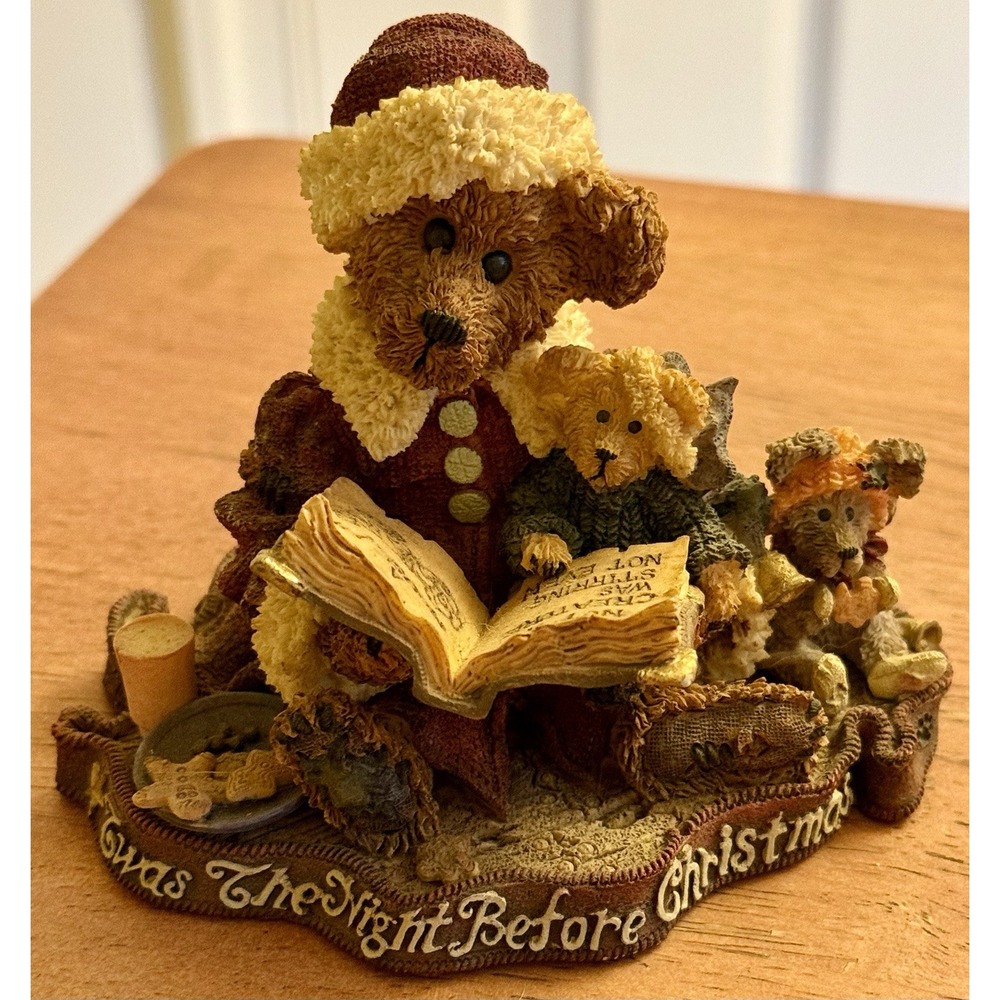 Boyd's Bears Alexis Bearinski The Night Before Christmas 1998 Resin Figurine